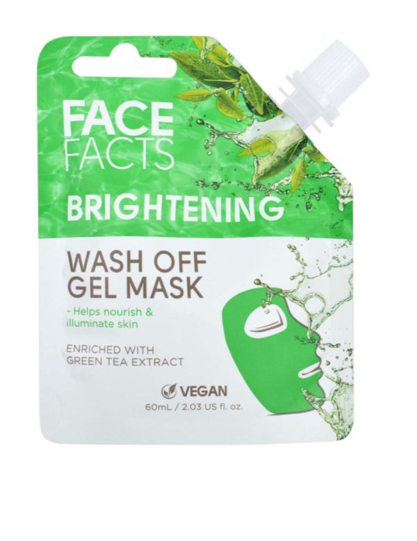 قناع لنظارة البشرة 60 مل من فيس فاكتس Face Facts Brightening Wash Off Gel Mask