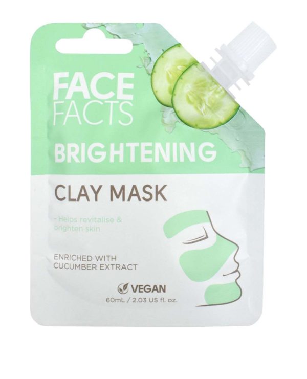 قناع الطين للنظارة البشرة 60 مل من فيس فاكتس Face Facts Brightening Clay Mask