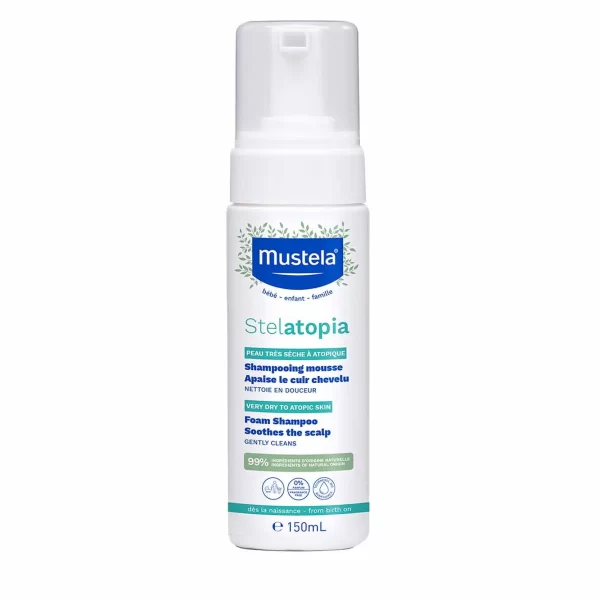 STELATOPIA Foam Shampoo For Extremely Dry Skin شامبو رغوي للبشرة الجافة جداً للاطفال