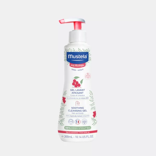Mustela Soothing Cleansing Gel جل ومنظف للشعر والجسم