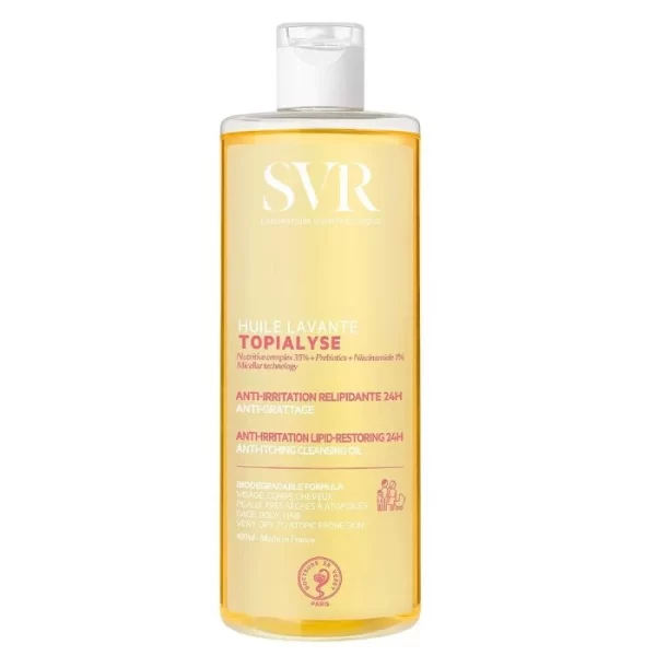 SVR TOPIALYSE CLEANSING OIL - 400ML | اس في ار غسول زيتي - 400 مل