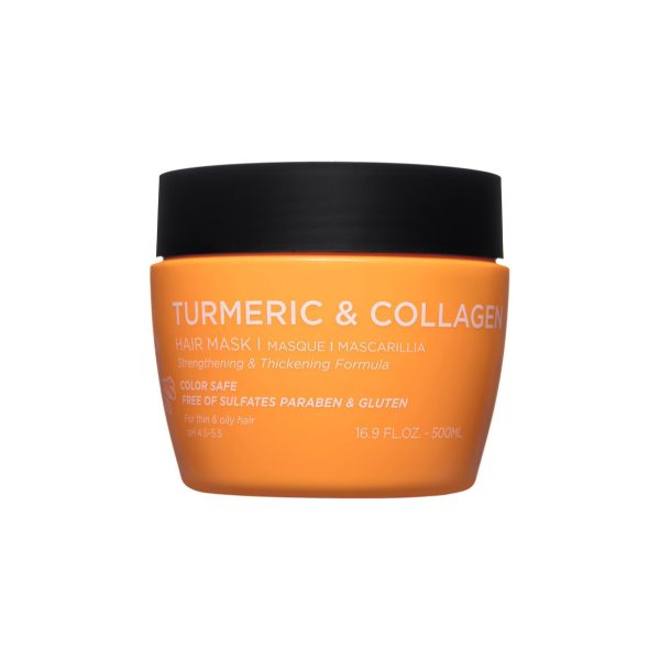 LUSETA TURMERIC & COLLAGEN HAIR MASK - 500ML | لوسيتا ماسك الكركم و الكولاجين - 500 مل