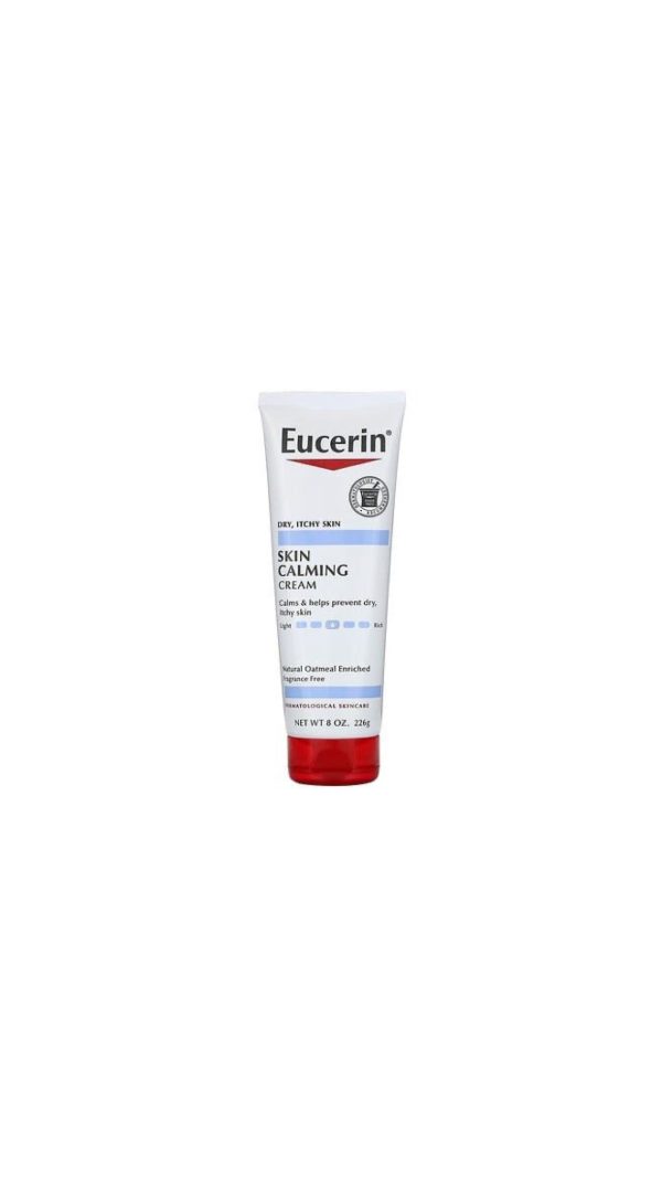 Eucerin Skin Calming Cream Dry Itchy Skin كريم يوسرين للبشره الجافه 226g