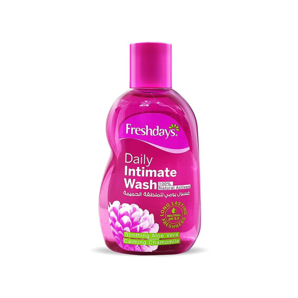 فريشدايز غسول يومي للمنطقة الحميمة بالالوفيرا 200مل | FRESHDAYS DAILY INTIMATE WASH ALOE VERA and CAMOMILE 200ML