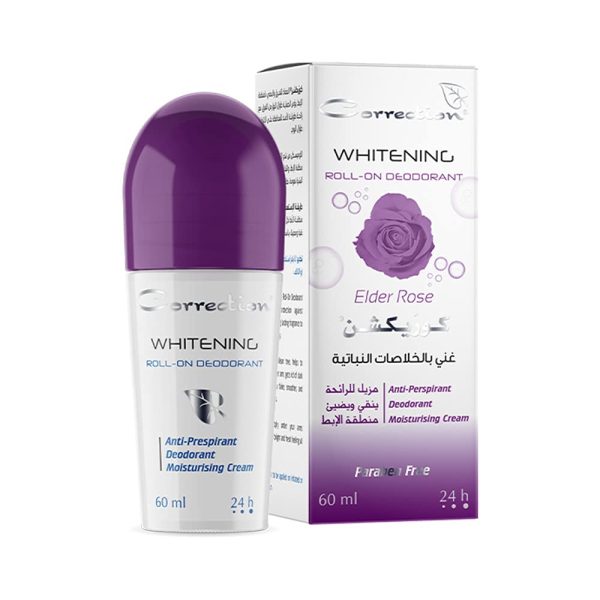 مزيل تعرق 60 مل من كوريكشن Correction Whitening Roll-On Deodorant elder rose scent