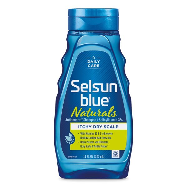 Selsun Blue Naturals Itchy Dry Scalp Anti-dandruff Shampoo شامبو سلسن الاز