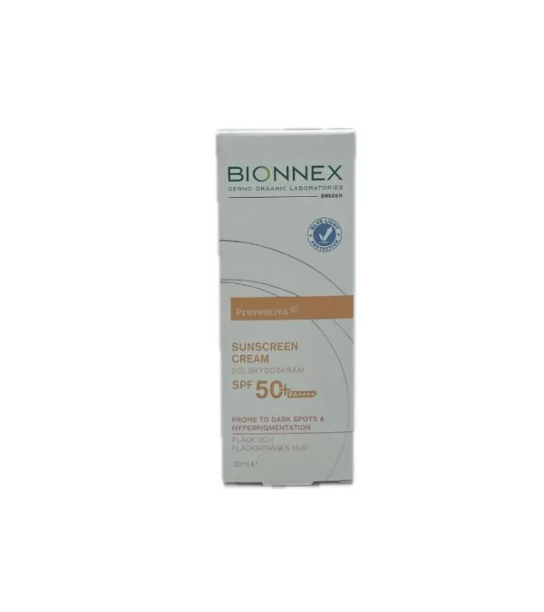 BIONNEX SUNSCREEN CREAM PRONE TO DARK & HYPERIGMENTATION SPF 50 - 50ML | بايونيكس كريم واقي شمسي مضاد للتصبغات SPF50 - 50 مل