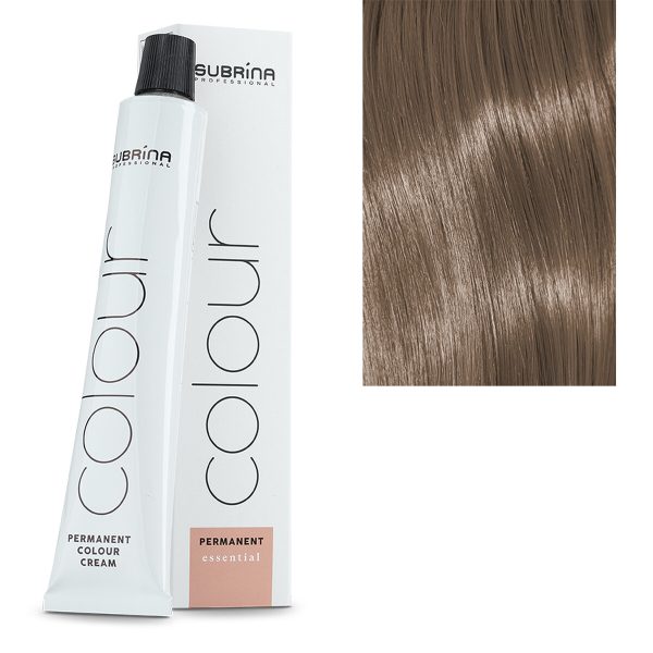 ⁦SUBRINA COLOUR PERMANENT ESSENTIAL 8/1 light blonde - ash - 100ML | سوبرينا صبغة الشعر الدائمة - 100 مل⁩ - الصورة ⁦3⁩