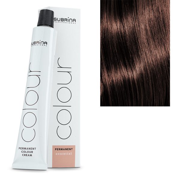 ⁦SUBRINA COLOUR PERMANENT ESSENTIAL light brown - brown 5/7 - 100ML | سوبرينا صبغة الشعر الدائمة - 100 مل⁩ - الصورة ⁦3⁩