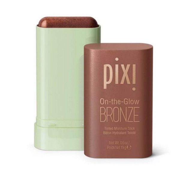 ⁦PIXI ON THE GLOW BRONZE TINTED MOISTURIZER STICK ( BEACHGLOW )  | بيكسي عصا برونزر⁩ - الصورة ⁦3⁩
