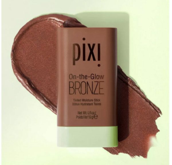 ⁦PIXI ON THE GLOW BRONZE TINTED MOISTURIZER STICK ( BEACHGLOW )  | بيكسي عصا برونزر⁩ - الصورة ⁦2⁩