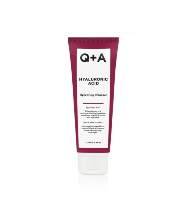 Q+A HYALURONIC ACID CLEANSER AND MOISTURIZER - 125ML | كيو بلس ايه غسول الهيالورونيك اسيد المرطب - 125 مل