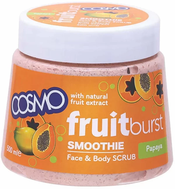 كوزمو مقشر للجسم بالبابايا 500 غم Cosmo Papaya Face & Body Scrub