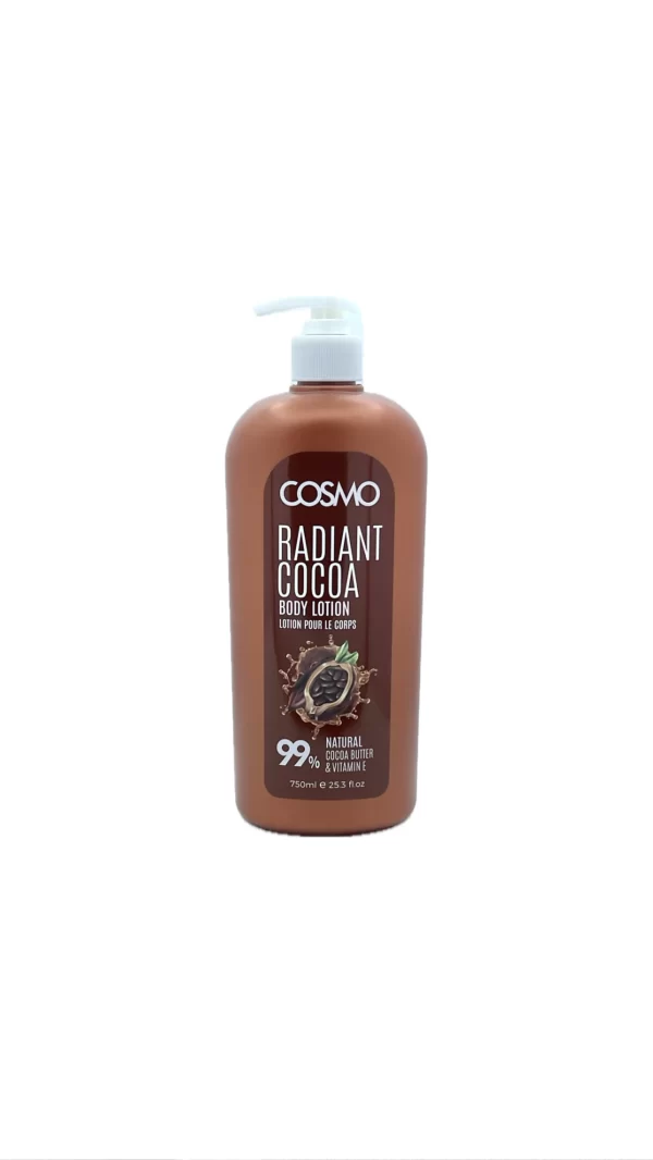 COSMO Radiant Cocoa Body Lotion 99% Natural - 750ml | كوزمو لوشن للجسم بزبدة الكاكاو - 750 مل