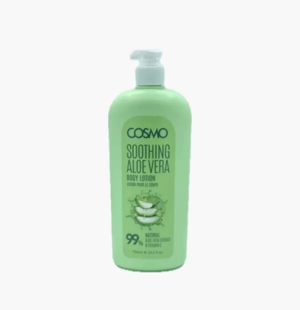 COSMO Soothing Aloe Vera Body Lotion 99% Natural - 750ml | كوزمو لوشن للجسم بالالوفيرا - 750 مل