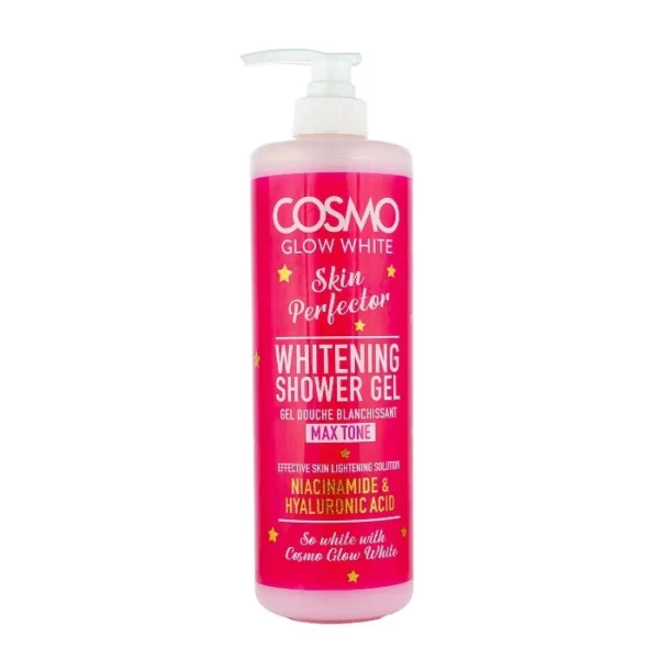 COSMO Glow White Whitening Shower Gel Skin Perfector - 1000ml | كوزمو سائل استحمام مفتح للبشرة - 1000 مل