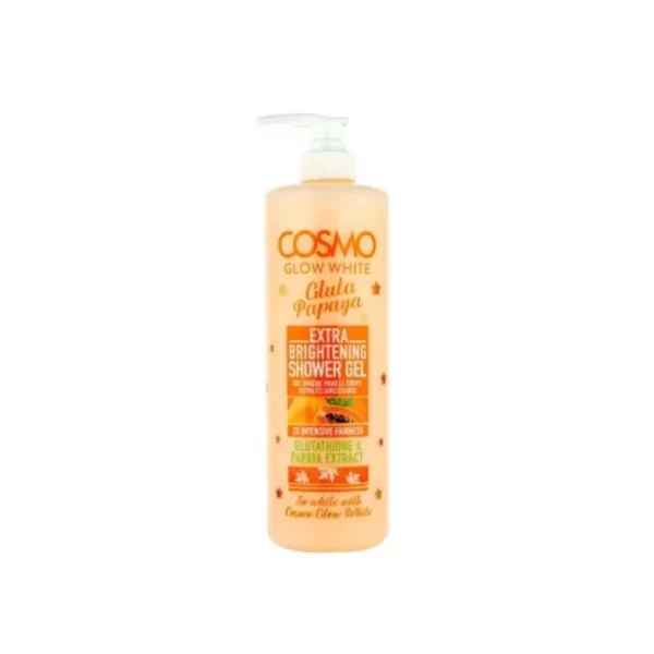 كوزمو جل استحمام مبيض بالبابايا 1000 مل | COSMO Glow white Gluta Papaya shower gel 1000ml