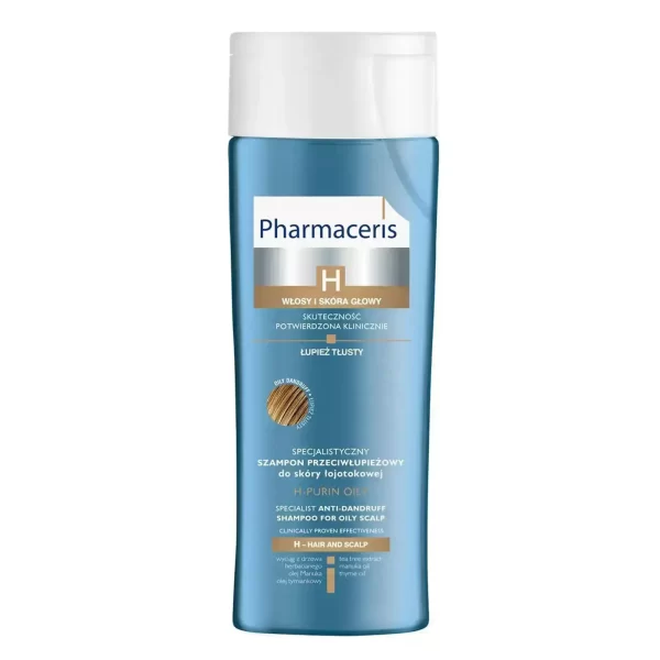 فارماسيرز اتش شامبو مضاد للقشرة لفروة الرأس الدهنية 250 مل | pharmaceris anti dandruff shampoo 250ml