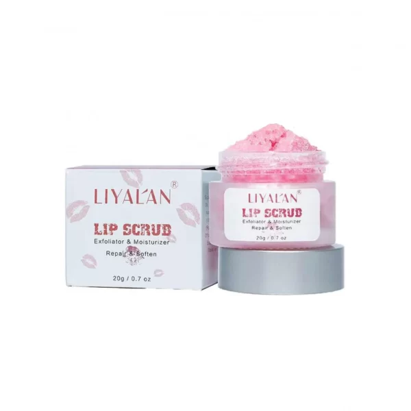 ليالان مقشر للشفاه بالفراولة | liyalan lip scrub 20 g