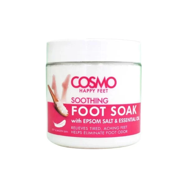 ملح مهدئ للقدمين بملح إبسوم والزيوت العطرية من كوزمو - 500 جرام | COSMO foot soak with epsom salt & essential oil