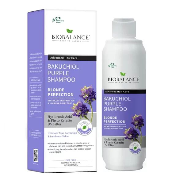 BIO BALANCE Bakuchiol Purple Shampoo - 330ml | بايو بالانس شامبو الباكوشيول الأرجواني - 330 مل