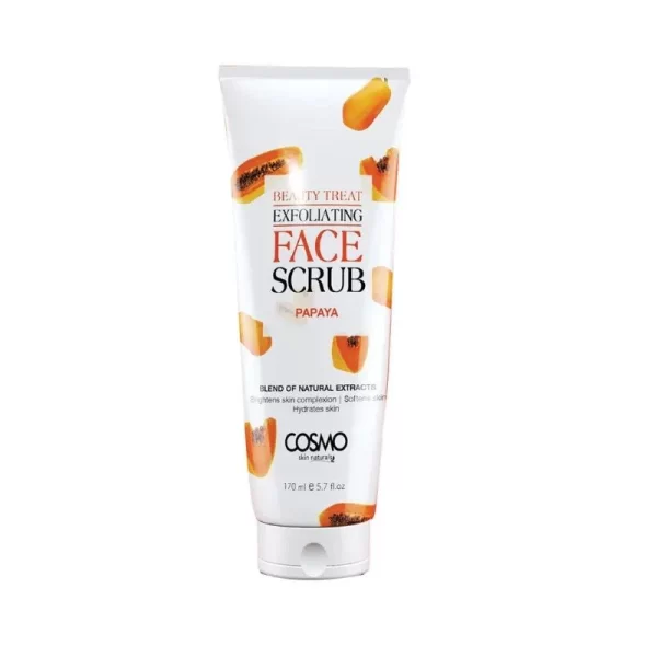 COSMO Face Scrub Papaya - 170ml | كوزمو مقشر للوجه بالبابايا - 170 مل