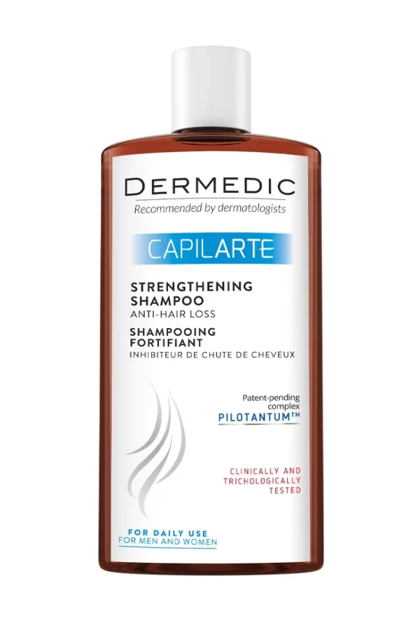 DERMEDIC capilarte strengthening shampoo  - 300 ml | ديرمديك شامبو مضاد لتساقط الشعر - 300 مل