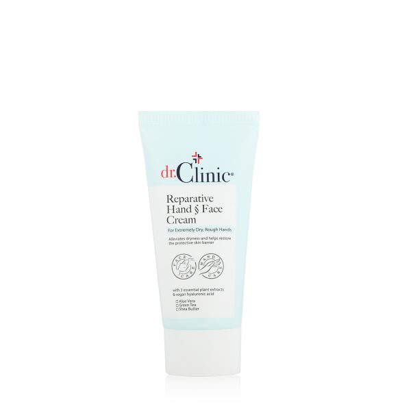 كريم مرطب ومعالج لليدين من دكتور كلينك 50 مل | Dr.Clinic reparative hand and face cream