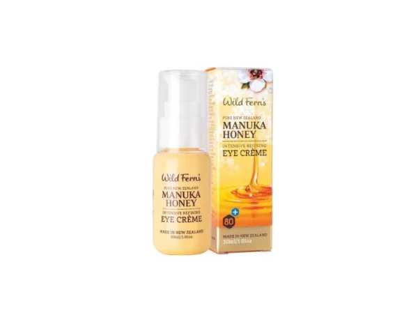 Wild Ferns Manuka Honey Intensive Eye Creme - 30ml | وايلد فيرنز كريم حول العين بعسل المانوكا المركز - 30 مل