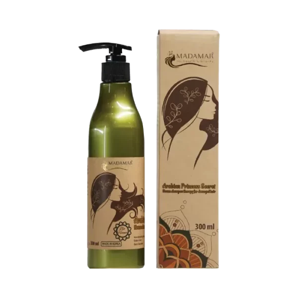 Arabian Princess Secret Henna Shampoo Therapy For Damaged Hair - 300ml | شامبو مادمار بالحنه