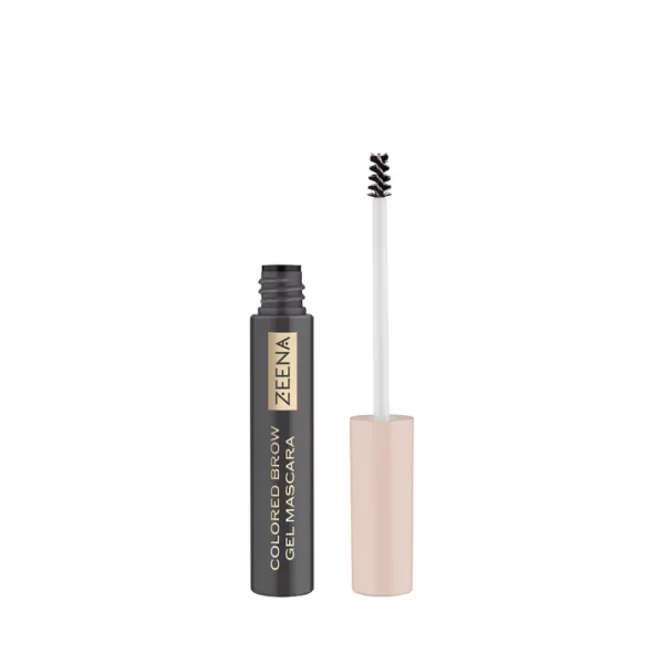 ZEENA Colored Brow Gel Mascara NO.030 Ash - 3ml | زينة جل تصفيف الحواجب مع لون - 3 مل