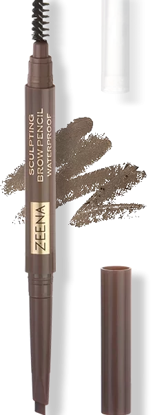 ZEENA Sculpting Brow Pencil WP No. 020 chocolate brown | زينة قلم تحديد الحواجب مقاوم للماء