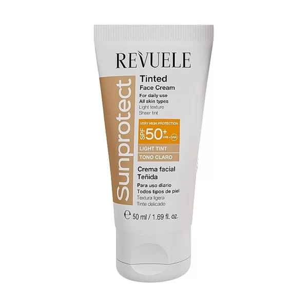 Revuele Tinted sunscreen cream SPF50+ - 50ml | ريفويل كريم واقي شمسي مع لون spf50+ - 50 مل