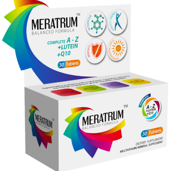 Meratrum Complete A-Z + Lutein + Q10 30 Tablets