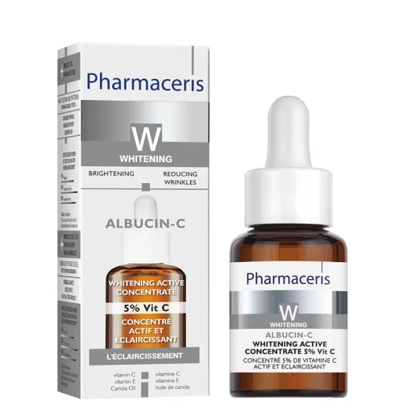 Pharmaceris Whitening Active Concentrate 5% Vitamin C Serum / سيروم تفتيح للبشرة بخلاصة فيتامين سي حجم 30 مل