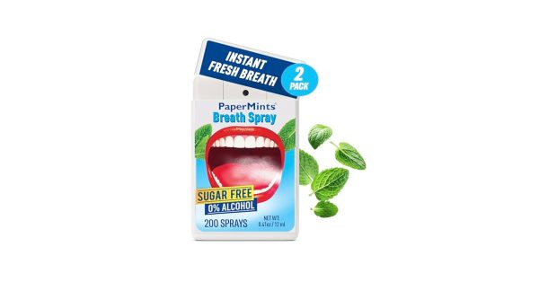 papermints 200 mouth sprays / بخاخ بنكهه النعناع لتعطير الفم