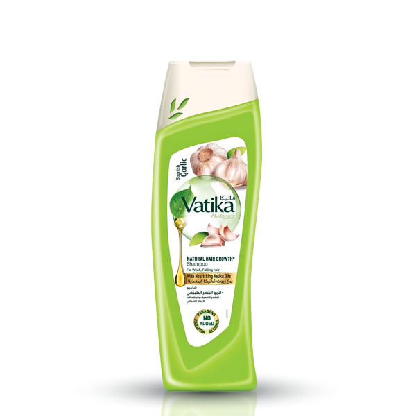 فاتيكا شامبو الثوم الإسباني مع زيوت فاتيكا المغذية 400 مل | Vatika shampoo spanish garlic with nourishing vatika oils 400ml