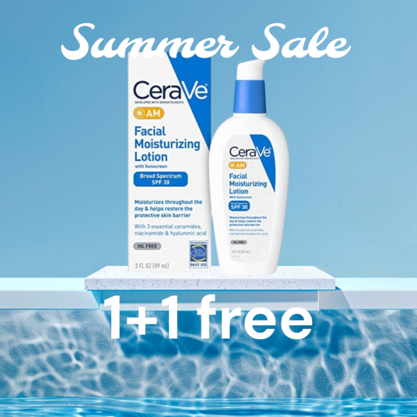 CeraVe am facial Moisturizing Lotion 89ml / 1+1 مجاني