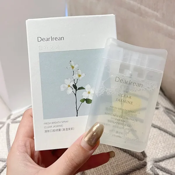 DearIrean Fresh Breath Spray (clear jasmine) 17ml | ديراريان بخاخ معطر فموي (بالياسمين) 17مل - الصورة 3