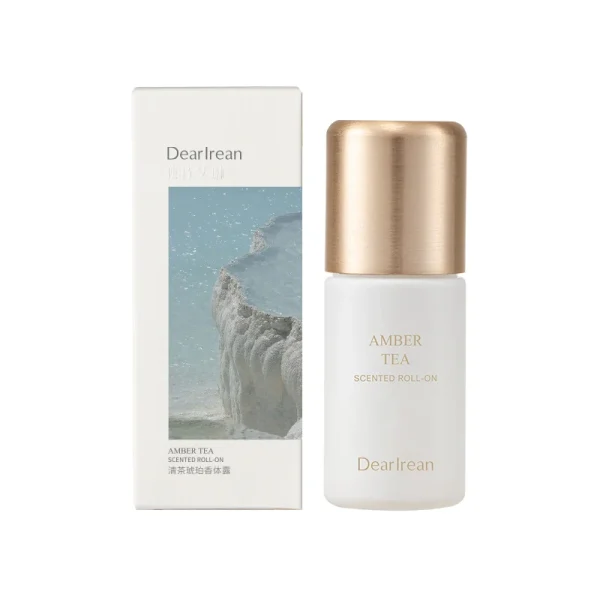 DearIrean Scented Roll-On Amber Tea 50ml | ديرايرين مزيل تعرق بشاي العنبر 50مل