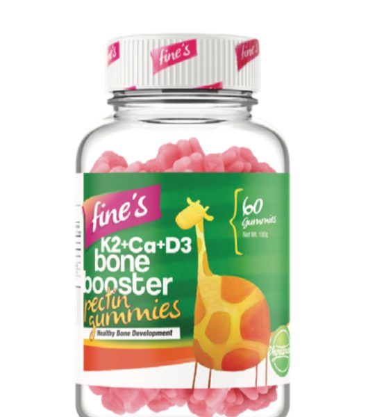 Fines K2+Ca+D3 Bone Booster 60 Gummies