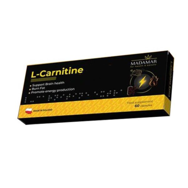Madamar L-Carnitine 60 capsules | كبسولات الكارنتين من مادامار 60كبسوله