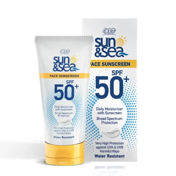 Eva Sun & Sea Face Sunscreen   40 ml | ايفا واقي شمس كريمي 40مل