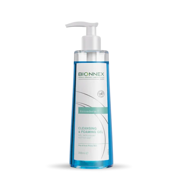 Bionnex Rensaderm Cleansing Gel - 200ml | بايونكس غسول جيل للبشرة الدهنية - 200 مل