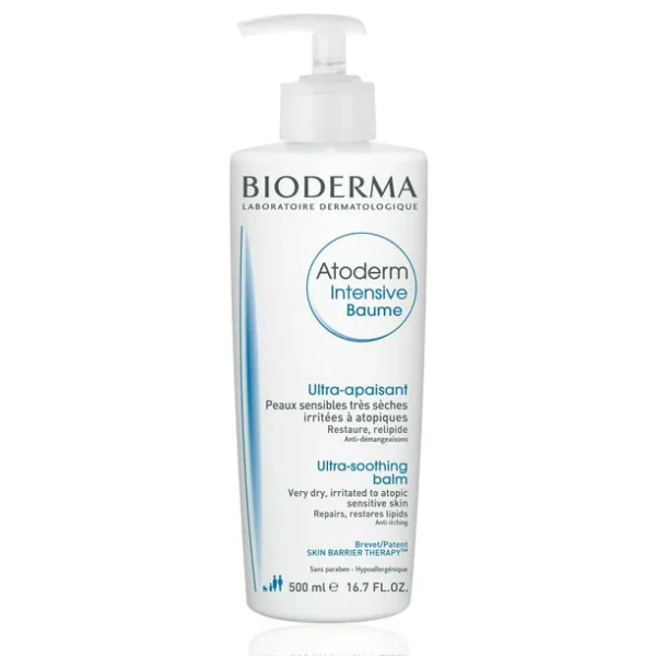 Bioderma Atoderm Intensive Baume Ultra Soothing Balm - 500ml | بيوديرما كريم مرطب لتهدئة البشرة - 500 مل