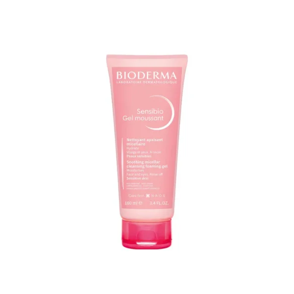 BIODERMA Sensibio gel moussant cleansing foaming gel 100ml | بايوديرما سينسيبيو جل رغوي منظف ومهدىء للبشرة 100 مل