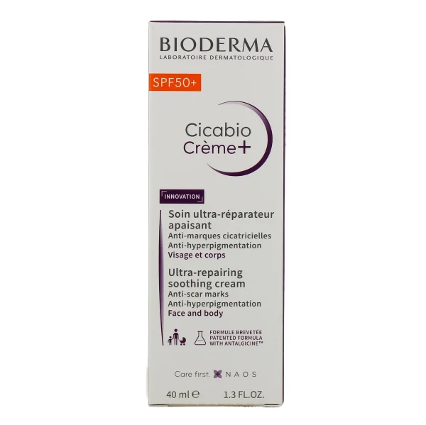 BIODERMA Cicabio Creme Ultra-Repairing Soothing Cream - 40ml | بيوديرما كريم مهدئ و مرمم للبشرة - 40 مل