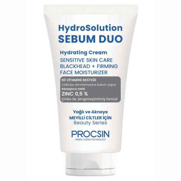PROCSIN Hydrosolution Sebum Duo Cream   50ml | بروكسن كريم لتقليل افراز الزيوت   ٥٠ مل