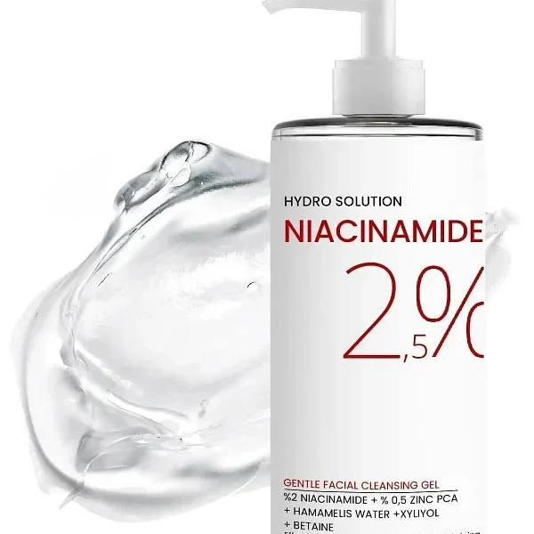 PROCSIN Hydro Solution %2 Niacinamide + 0,5% Zinc Pca - 200ml | بروكسن غسول جل بالنياسيناميد 2%, زنك 0.5% - 200 مل