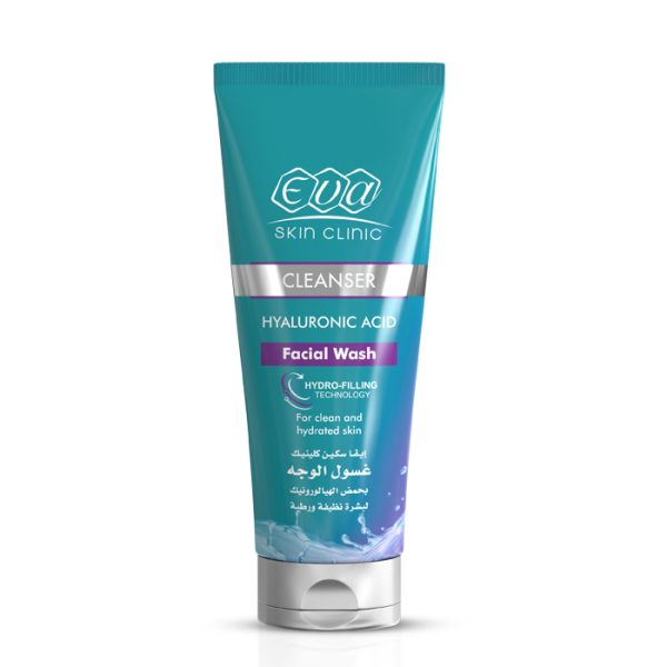 Eva skin clinic Hyaluronic Acid Facial wash 160 ml | ايفا غسول وجه بالهيالرونك اسد 160مل